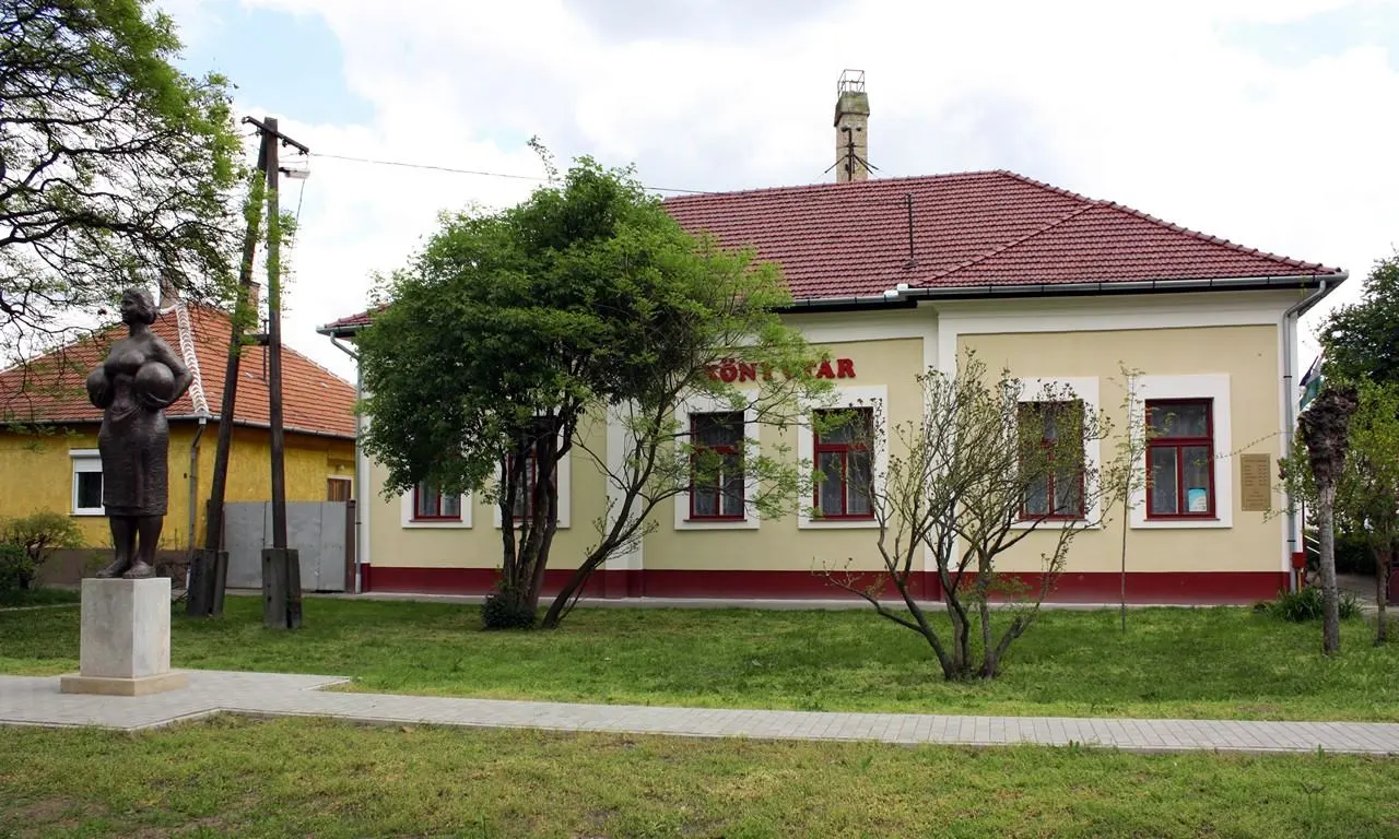 könyvtár heves